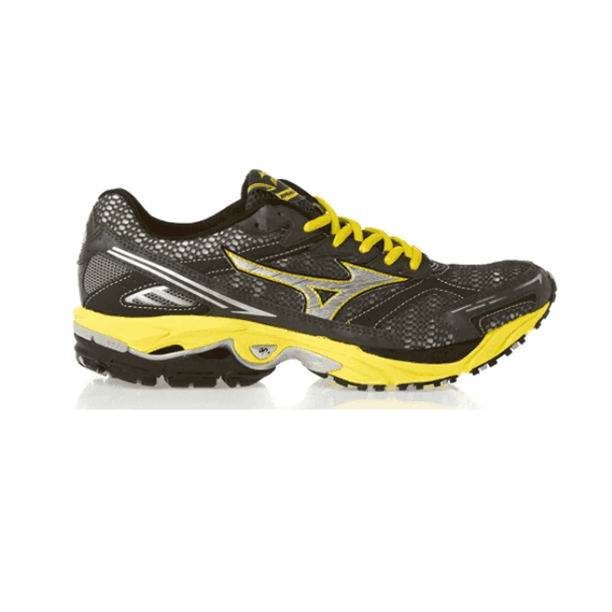 Mizuno Wave Ultima 4 Black Silver Yellow UK 12